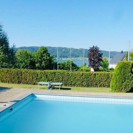 Die Seeblume - Ferienwohnung Mit Pool Und Seeblick Bodman-Ludwigshafen Esterno foto